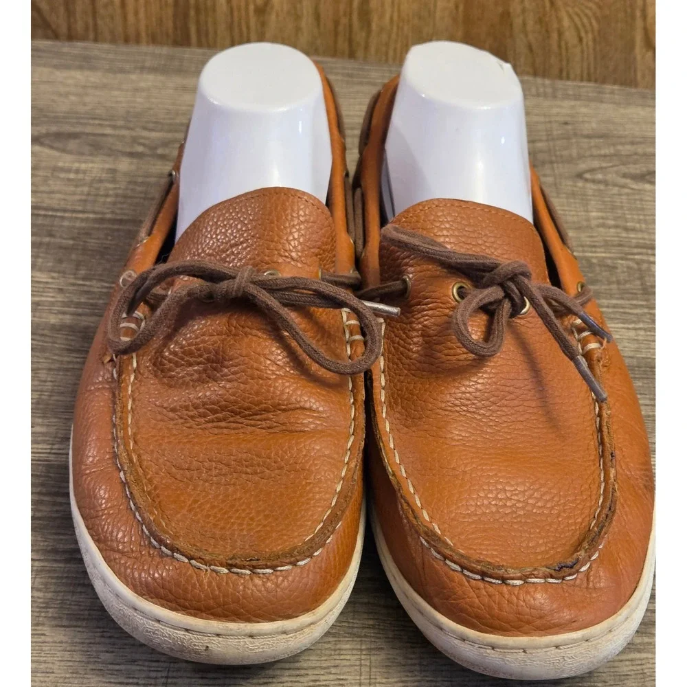 Cole Haan Leather Boat Shoes Mens Size 11 Brown